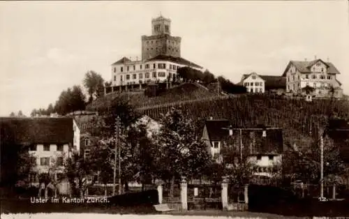 Ak Uster Kanton Zürich, Gesamtansicht