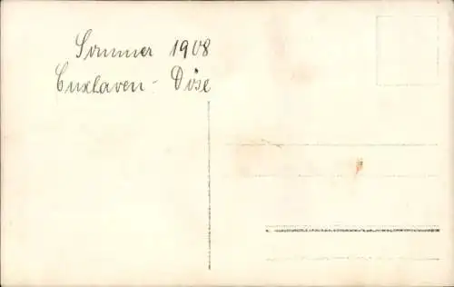 Ak Nordseebad Döse Cuxhaven, Badegäste 1908