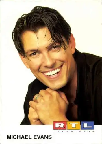 Ak Schauspieler Michael Evans, Portrait, RTL