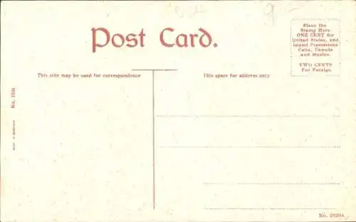 Ak Schenectady New York USA, Upper State Street, Straßenbahn