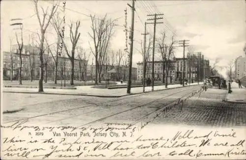 Ak Jersey City New Jersey USA, Van Voorst Park