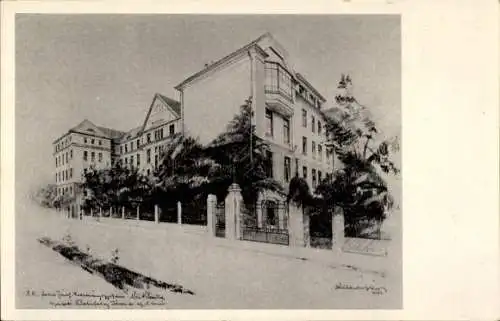 Ak Szeged Segedin Ungarn, Vorderansicht von der M. kir. Ferene József-tudományegyetemi Nöiklin...