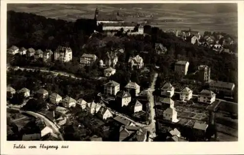 Ak Fulda in Hessen, Frauenberg, Fliegeraufnahme