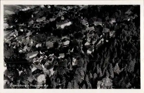 Ak Elgersburg in Thüringen, Fliegeraufnahme