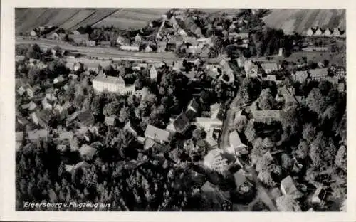 Ak Elgersburg in Thüringen, Fliegeraufnahme