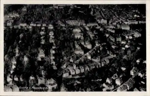 Ak Gotha in Thüringen, Fliegeraufnahme