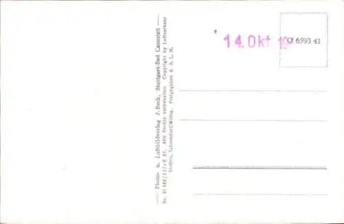 Ak Gotha in Thüringen, Fliegeraufnahme