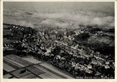 Ak Berka an der Werra Thüringen, Fliegeraufnahme