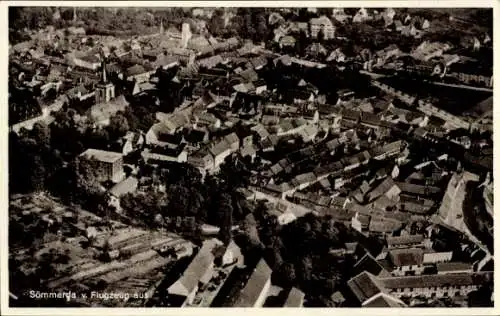 Ak Sömmerda in Thüringen, Fliegeraufnahme