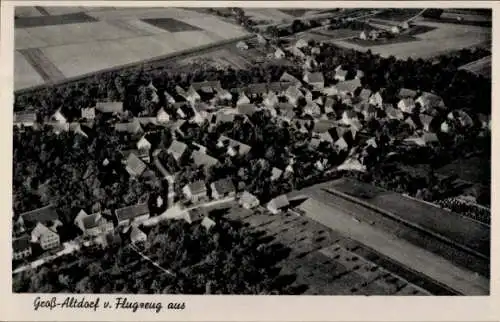 Ak Großaltdorf Vellberg in Württemberg, Fliegeraufnahme