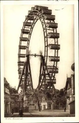 Ak Wien 2 Leopoldstadt, Prater, Riesenrad