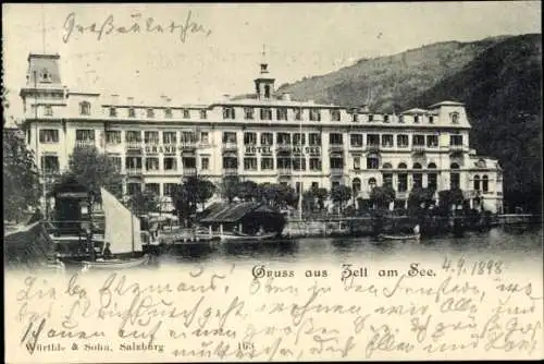 Ak Zell am See in Salzburg, Grand Hotel am See