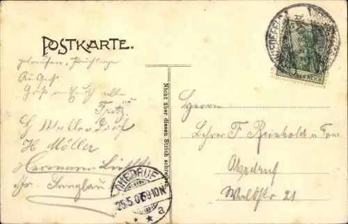 Ak Schleusingen in Thüringen, Adlersberg
