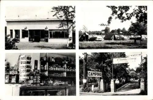 Ak Hamburg Eimsbüttel Schnelsen, Camping Gaststätte Schnelser Hof, Holsteiner Chaussee 346, Innen