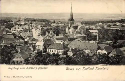 Ak Bad Segeberg in Holstein, Blick vom Kalkberg