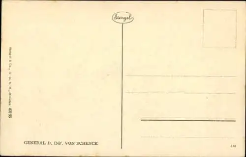 Ak General der Infanterie von Schenck