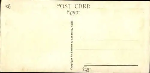 Ak Cairo Kairo Ägypten, Ruderboot, Ufer