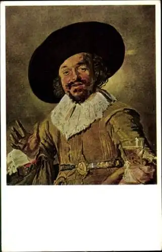 Künstler Ak Hals, Frans, Der lustige Zecher