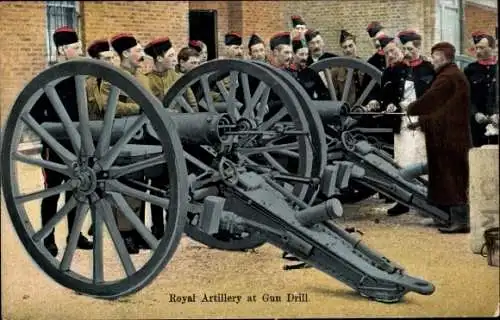 PC Royal Artillery at Gun Drill