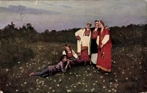 Künstler PC Korovin, Spring songs