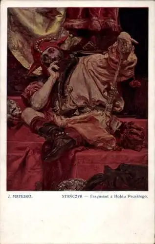 Künstler KP Matejko, Stanczyk, Fragment z Hołdu Pruskiego