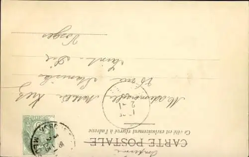 Ak Porträt einer jungen Frau, Blumen