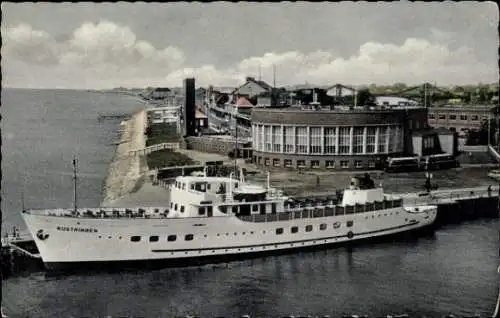 Ak Rüstringen Wilhelmshaven, Bäderschiff Rüstringen, Nordseebad Wilhelmshaven