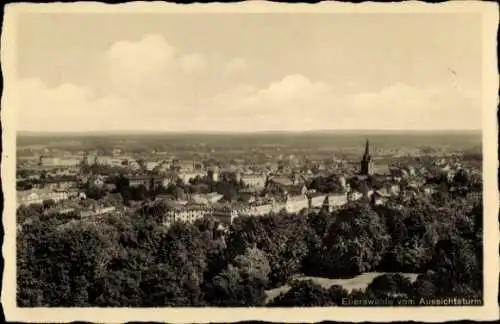 Ak Eberswalde in der Mark, Gesamtansicht, Aussichtsturm