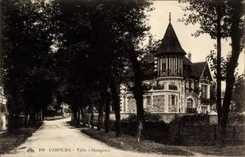 CPA Cabourg Calvados, Villa Mongéo