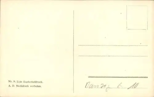 Ak Gdańsk Danzig,  Lange Brücke, Krantor, historische Gebäude, Wasserstraße