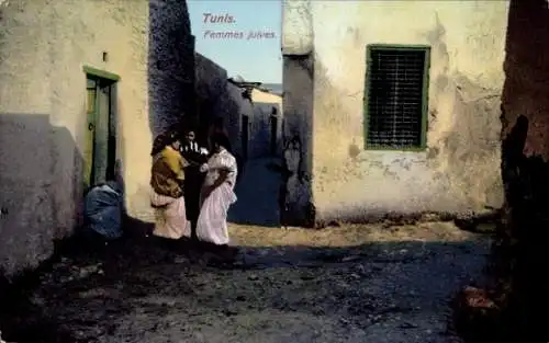 CPA Tunis Tunisie, Femmes juives