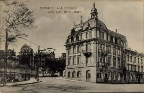 Ak Neustadt a.d. Haardt Neustadt an der Weinstraße, Hotel Löwen