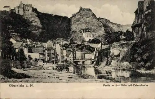 Ak Idar Oberstein an der Nahe, Felsenkirche