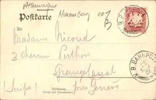 Ak Nürnberg, Dürerhaus