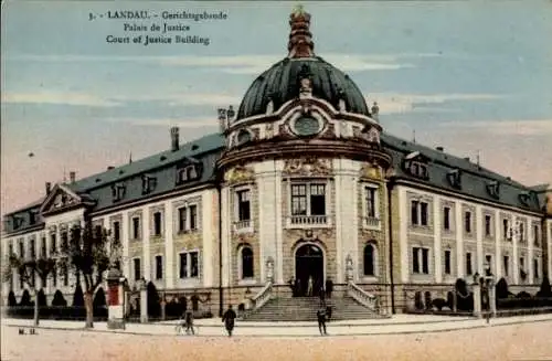 Ak Landau in der Pfalz, Gerichtsgebäude