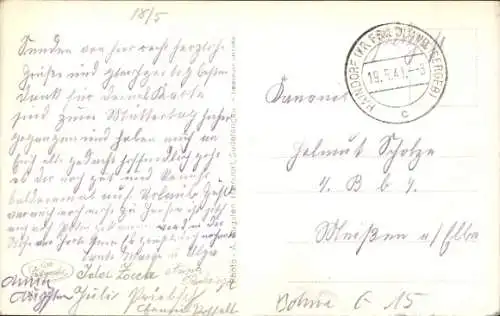 Ak Haindorf Isergebirge Region Reichenberg, Kirche, Café