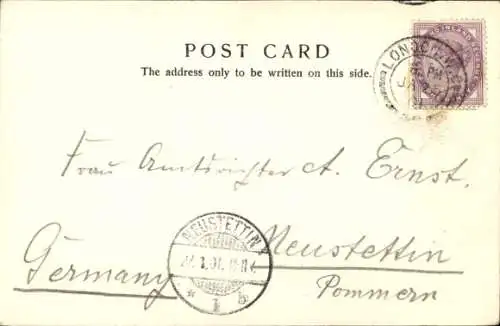 Ak City of Westminster London England, St. Paul's Cathedral, historische Architektur, zwei Tür...