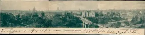 Klapp Ak München Bayern, Panorama