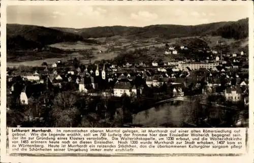 Ak Murrhardt in Württemberg, Luftkurort  alte Römersiedlung, Klostergründung durch Ludwig der ...
