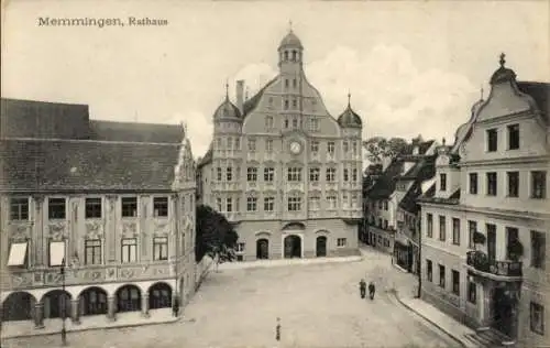 Ak Memmingen in Schwaben, Rathaus