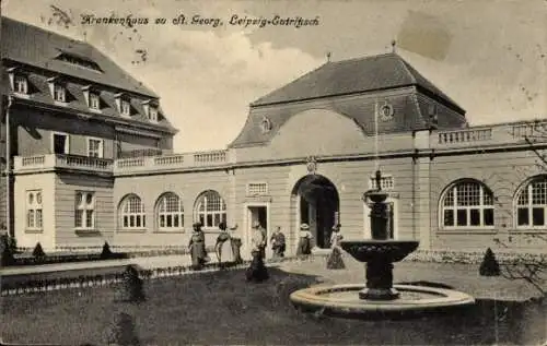 Ak Eutritzsch Leipzig in Sachsen, Krankenhaus zu Sankt Georg