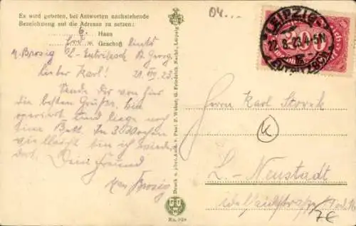 Ak Eutritzsch Leipzig in Sachsen, Krankenhaus zu Sankt Georg