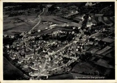 Ak Scheinfeld im Steigerwald Mittelfranken, Luftaufnahme