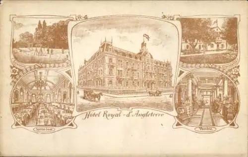 Litho Hotel Royal-d'Angleterre, Dependance, Spielplatz, Vestibül, Speisesaal