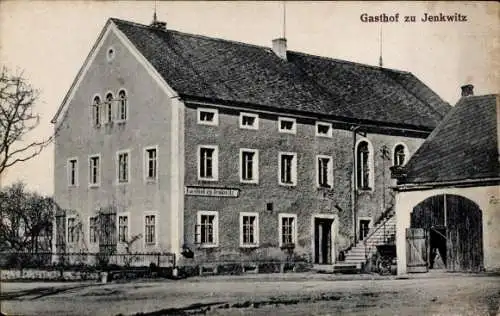 Ak Jenkwitz Bautzen Oberlausitz, Gasthof