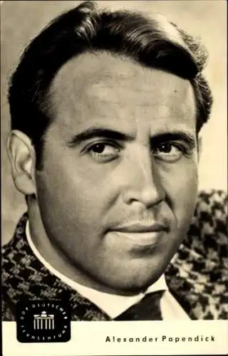 Ak Schauspieler Alexander Papendick