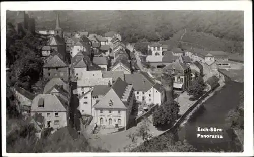 Ak Esch sur Sure Esch an der Sauer Luxemburg, Panorama