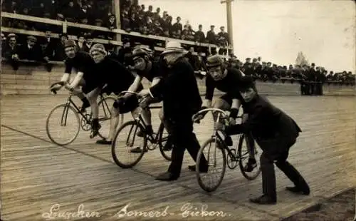 Foto Ak Radrennsport, Radrennfahrer, Start