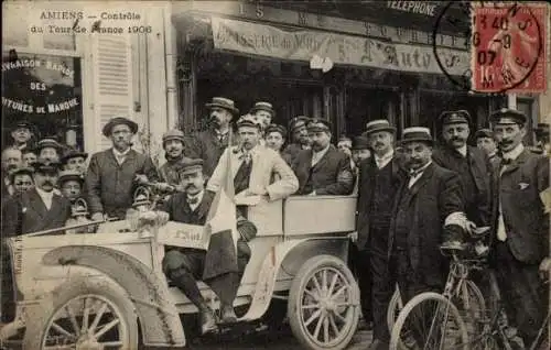 CPA Amiens Somme, Controle de Tour de France 1906