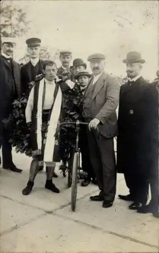 Foto Ak Radrennsport, Alois Stiplosek-Korrespondenz, Tommy Hall, Autogramm
